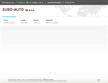 Tablet Screenshot of euro-auto.pl
